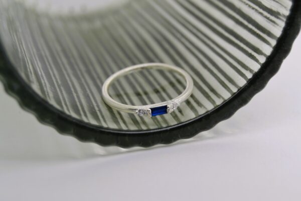 Silver Indigo Ring