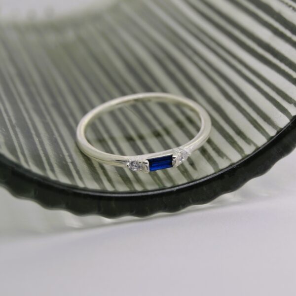 Silver Indigo Ring