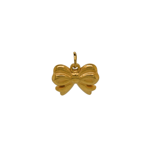 Gold Bow Charm