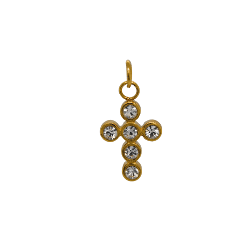 Bling Gold Cross
