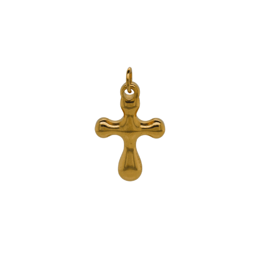 Bubble Gold Cross