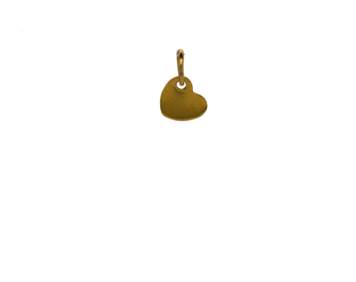 Small Gold Engravable Heart