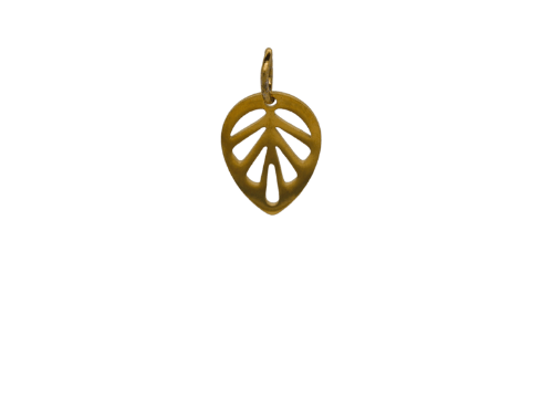 Gold Leaf Charm