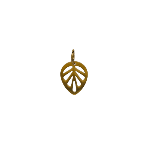 Gold Leaf Charm