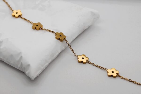 Gold Anemone Bracelet