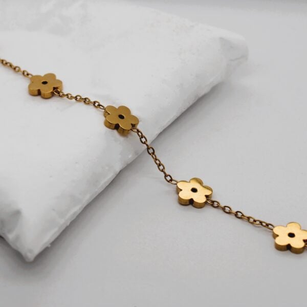 Gold Anemone Bracelet