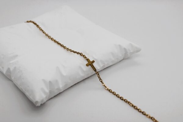 Gold Cross Bracelet