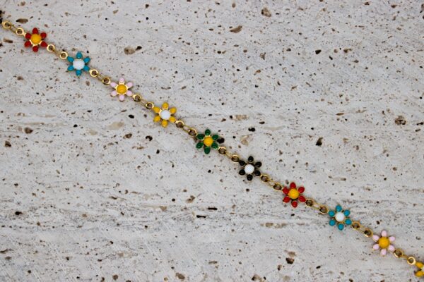 Multicolor Gold Bracelet