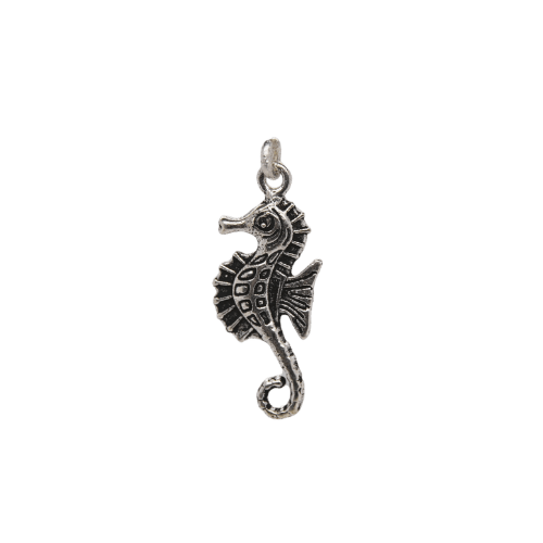 Silver Seahorse Charm