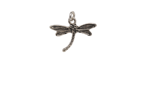 Silver Dragonfly Charm