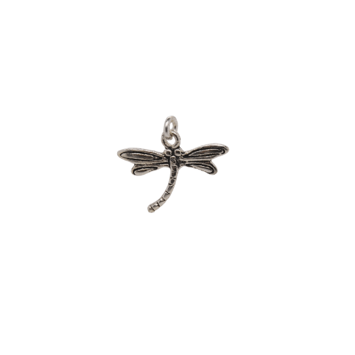 Silver Dragonfly Charm