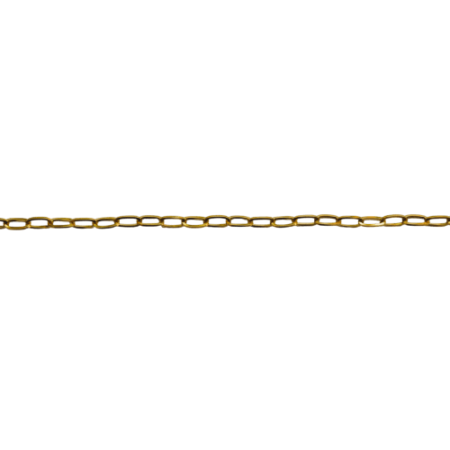 Oval Paperclip Chain 50cm