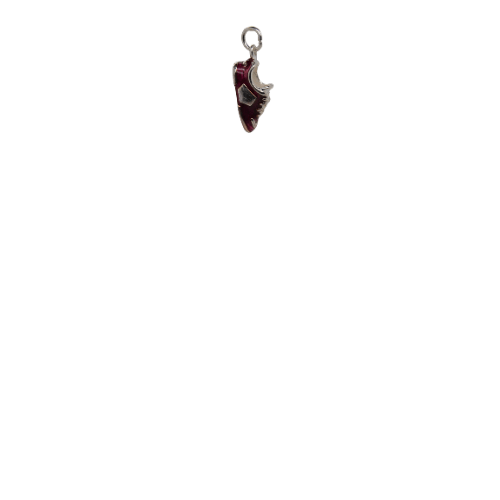 Maroon Sneaker Charm