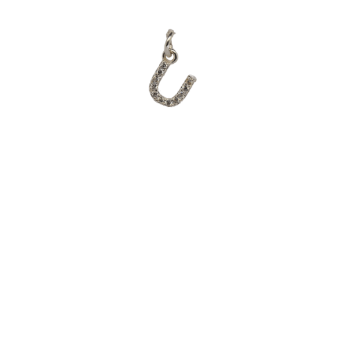 Cut-out Bling Initial U
