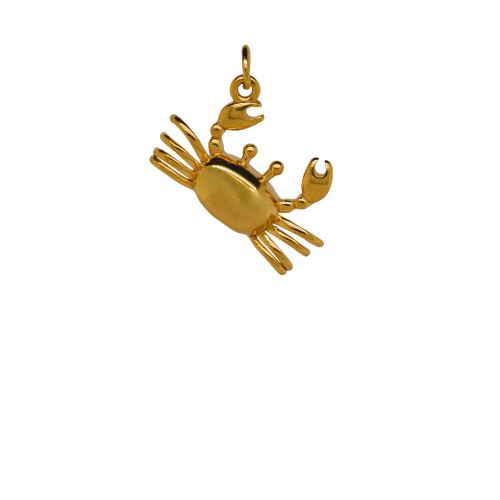 Gold Crab Charm