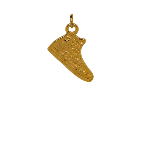 Gold Sneaker Charm