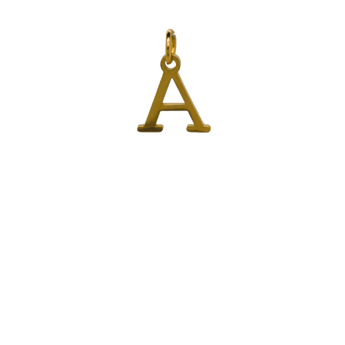 Cut-out Initial A