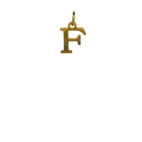 Cut-out Initial F