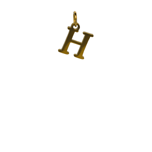 Cut-out Initial H