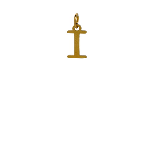 Cut-out Initial I