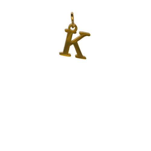 Cut-out Initial K