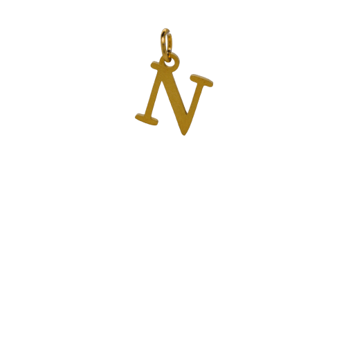 Cut-out Initial N