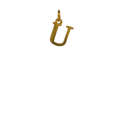 Cut-out Initial U