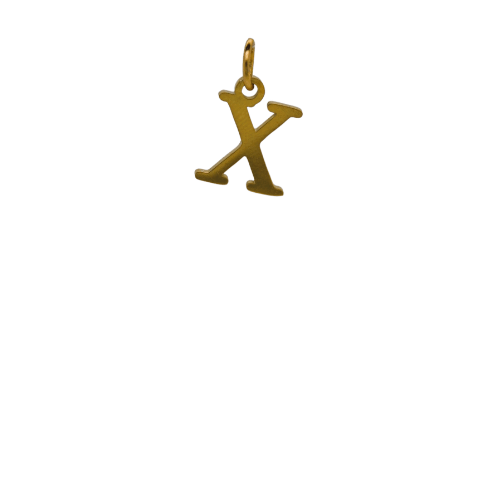 Cut-out Initial X