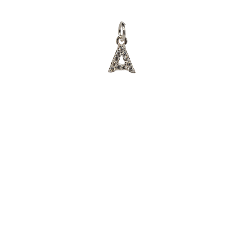 Cut-out Bling Initial A