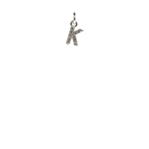 Cut-out Bling Initial K