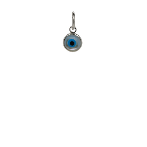 Silver Round Evil-Eye