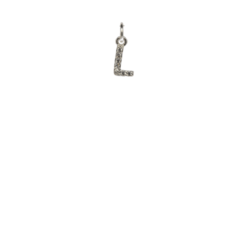 Cut-out Bling Initial L