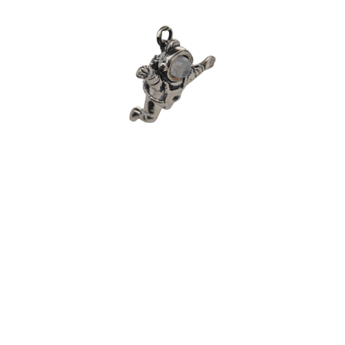 Silver Astronaut Charm
