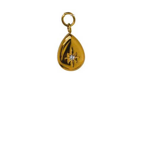 Bling Teardrop Charm