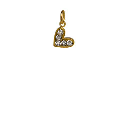 Clear Bling Heart