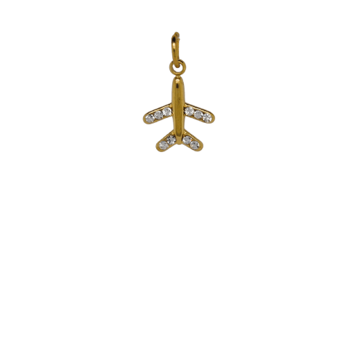 Bling Plane Charm
