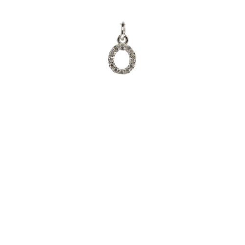 Cut-out Bling Initial O