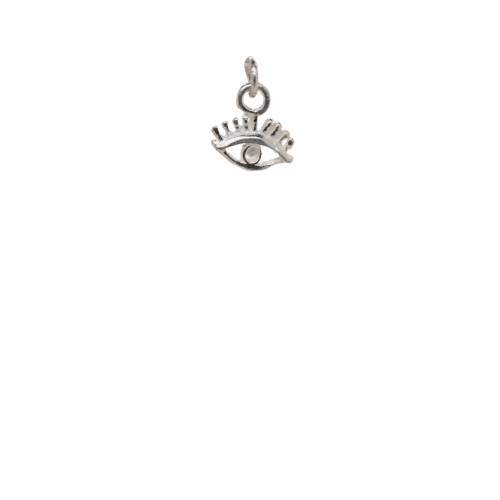 Silver Eye Charm