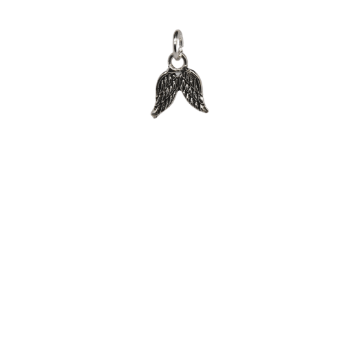 Silver Wings Charm