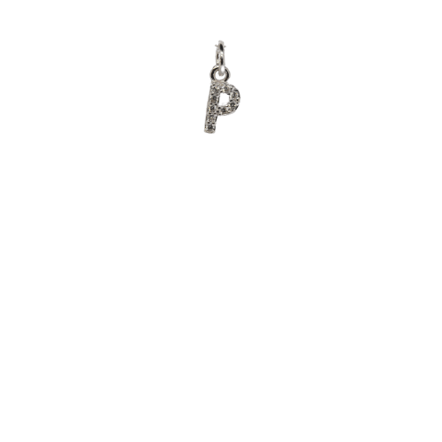 Cut-out Bling Initial P