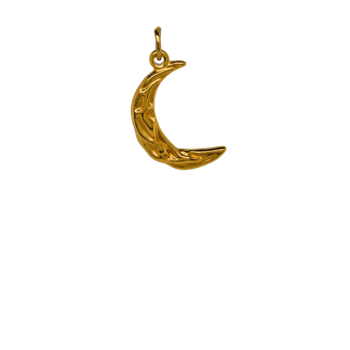 Gold Cut-out Moon