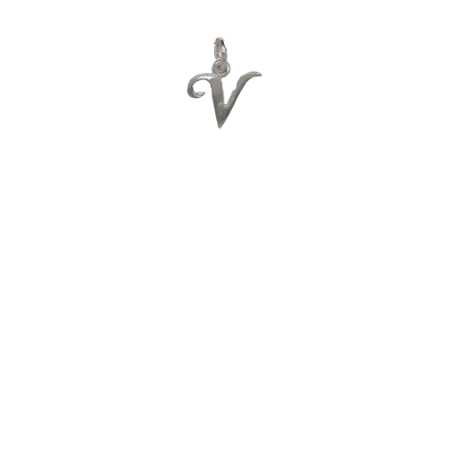 Cursive Initial V