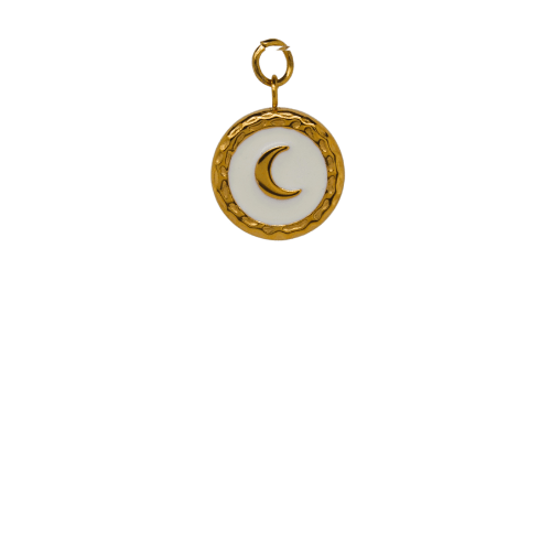 White and Gold Moon