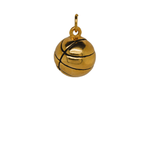 Gold Sport Ball Charm
