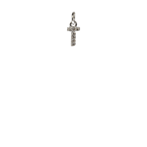 Cut-out Bling Initial T
