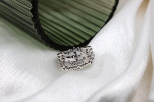Zoe Adjustable Sterling Silver Ring