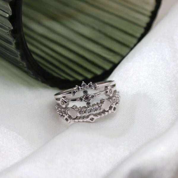 Zoe Adjustable Sterling Silver Ring