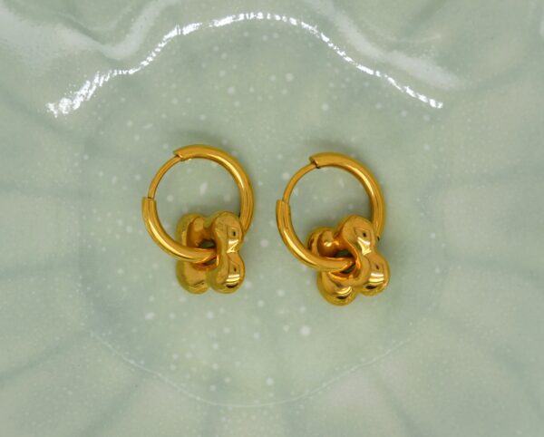 Flower Gold Huggies