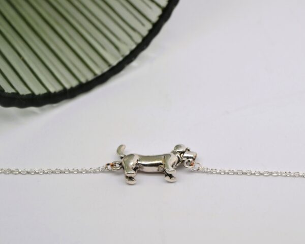 Silver Dachshund Bracelet