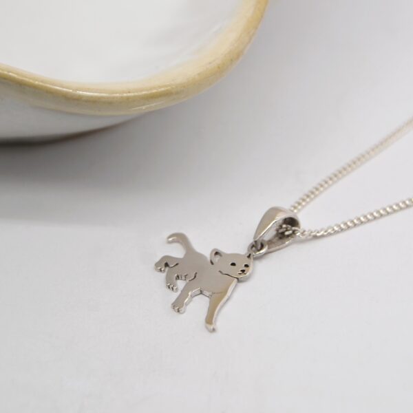 Silver Cat Necklace